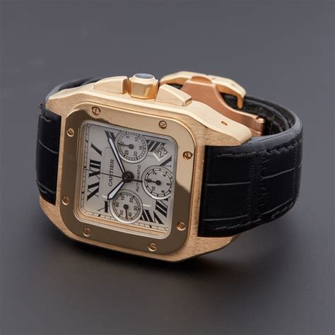 santos cartier noir|Cartier Santos 100 price list.